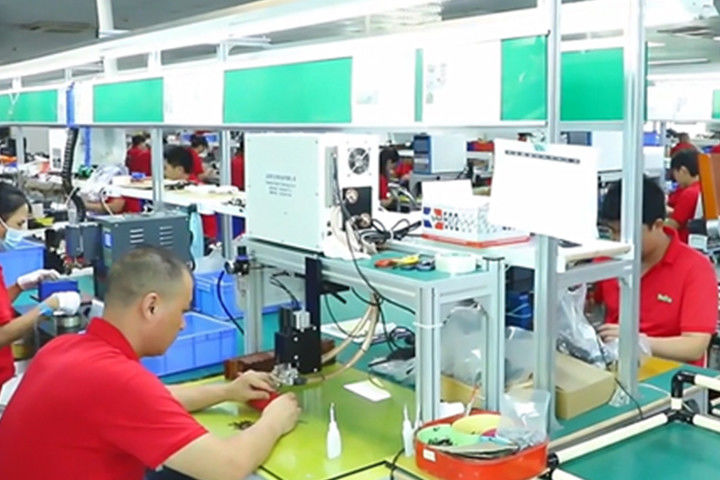 SHENZHEN KLESMAN TECHNOLOGY CO LTD ligne de production du fabricant