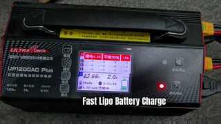Vidéo de chargement de la batterie 12S 44,4 V Lipo 30000 mAh