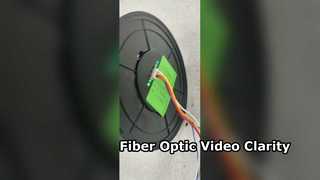 Connexion vidéo fibre optique
